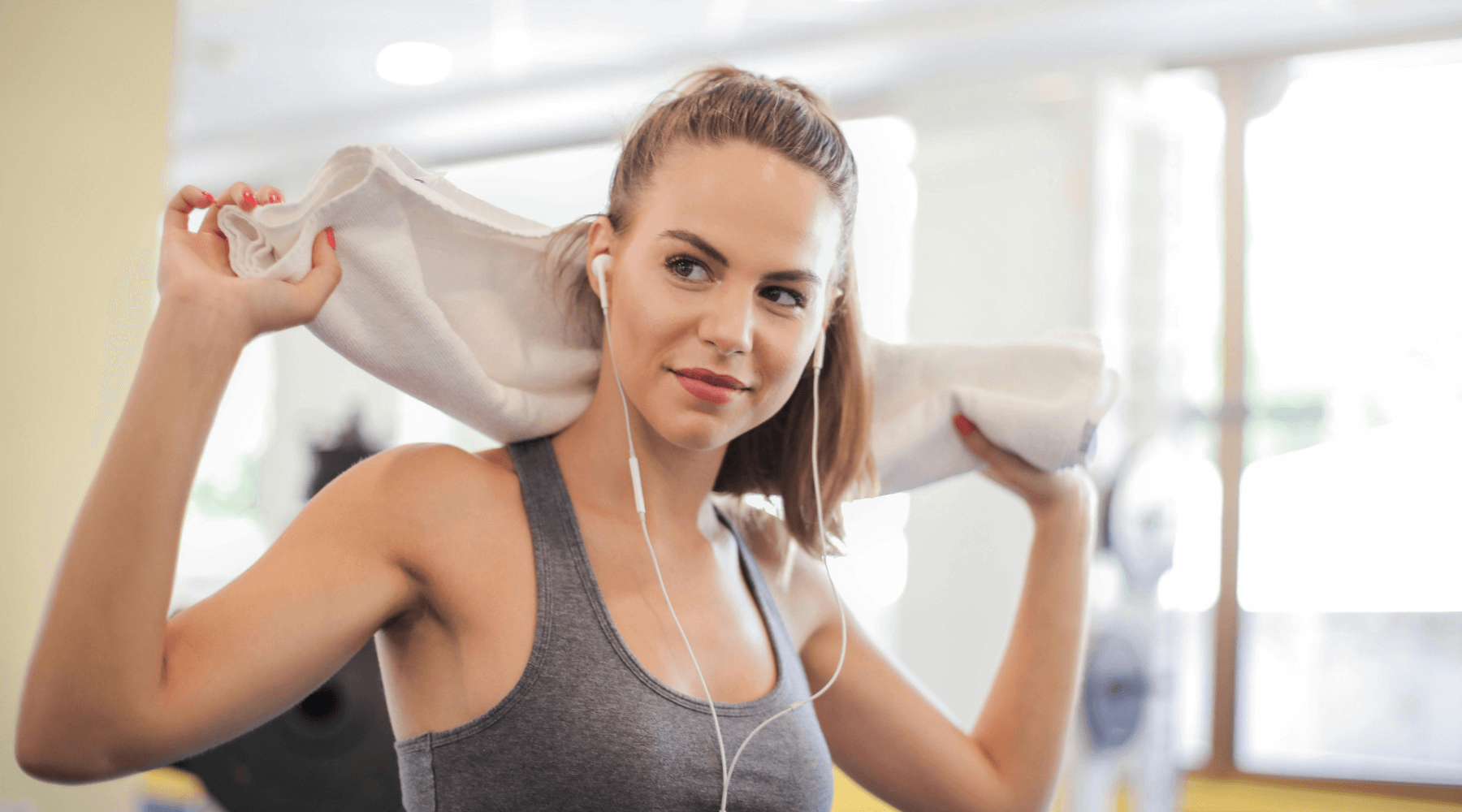 Why Do Gyms Make You Bring a Towel by V3 Apparel womens gymwear, workout clothing, fitness leggings and activewear for gym, running and yoga.