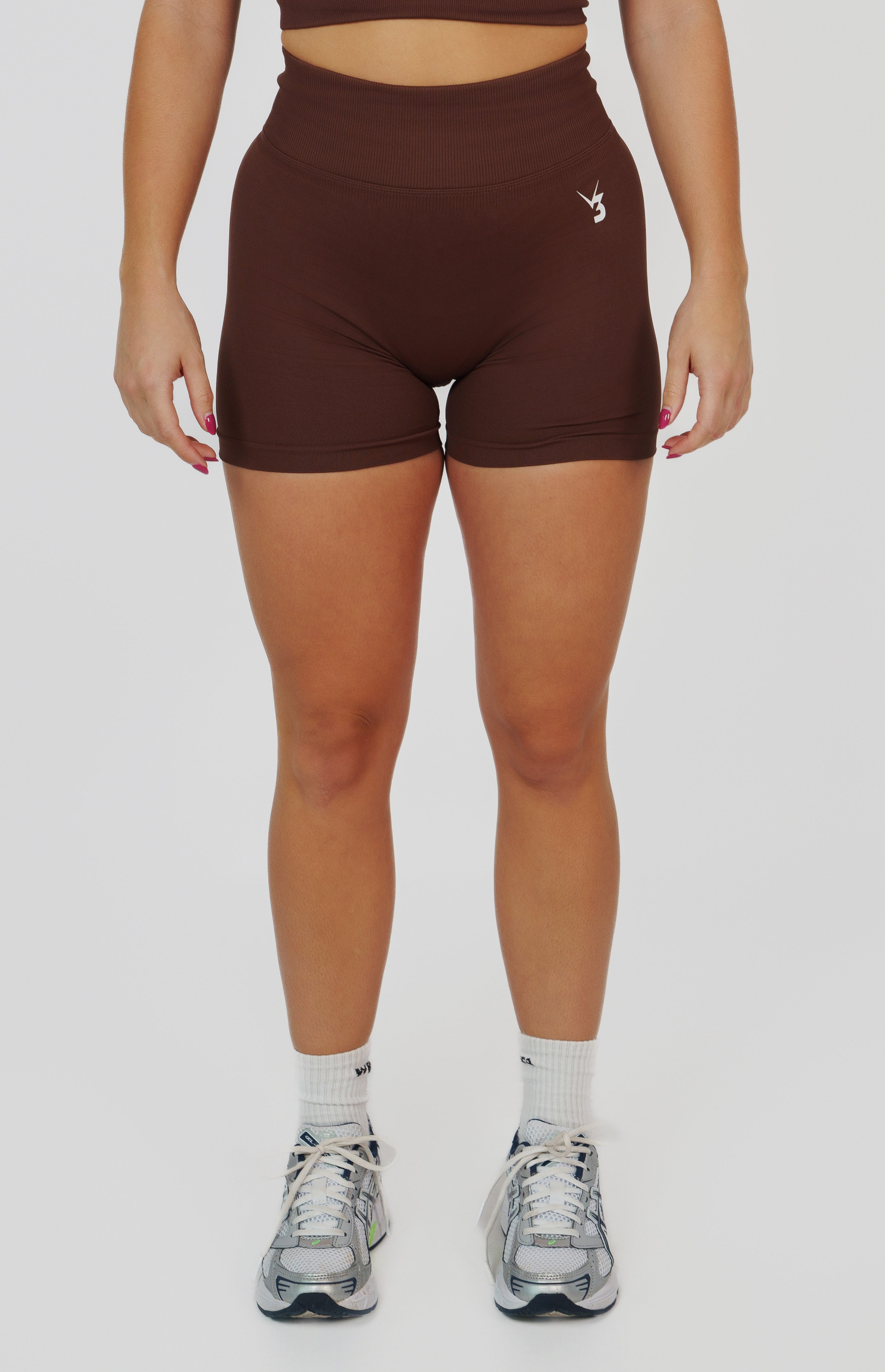 Form Seamless Scrunch Shorts - Chestnut Brown