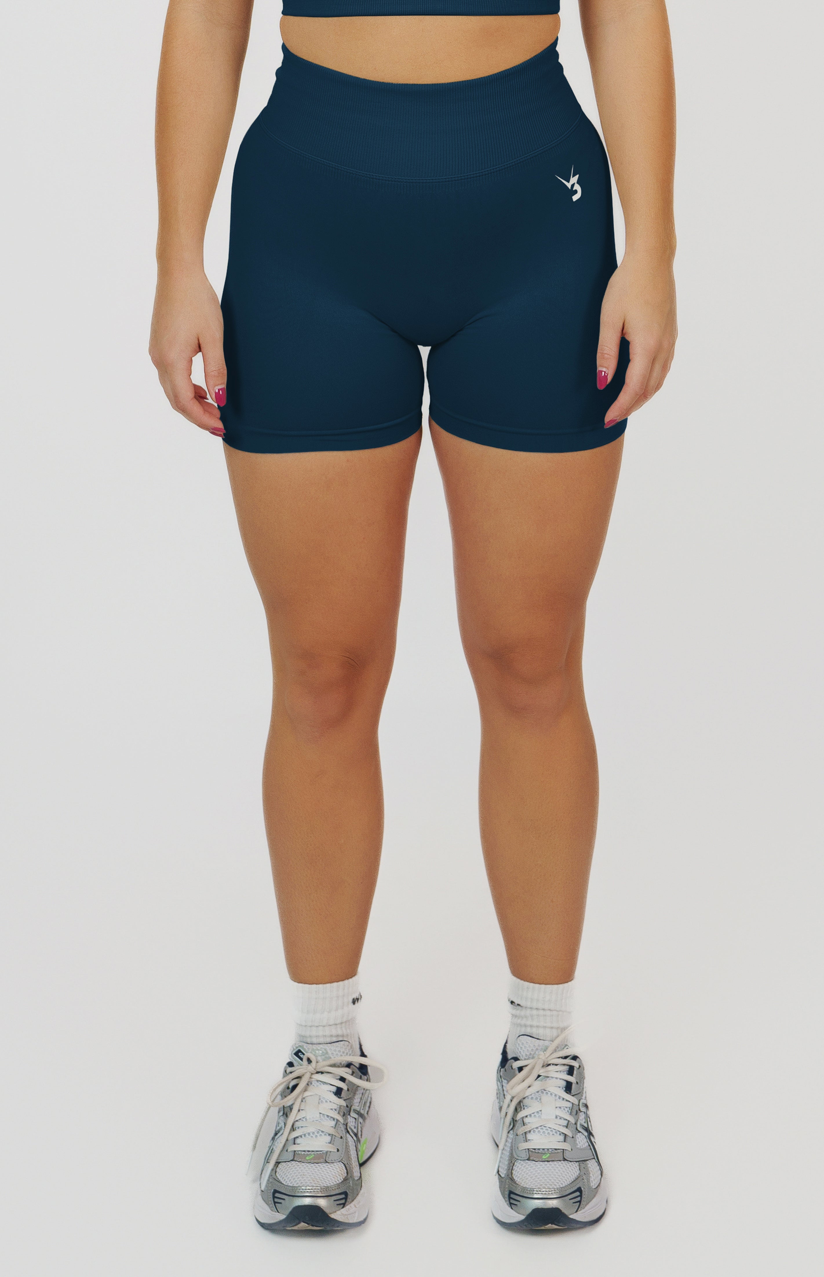 Form Seamless Scrunch Sports Bra, Leggings & Shorts Set - Deep Turquoise