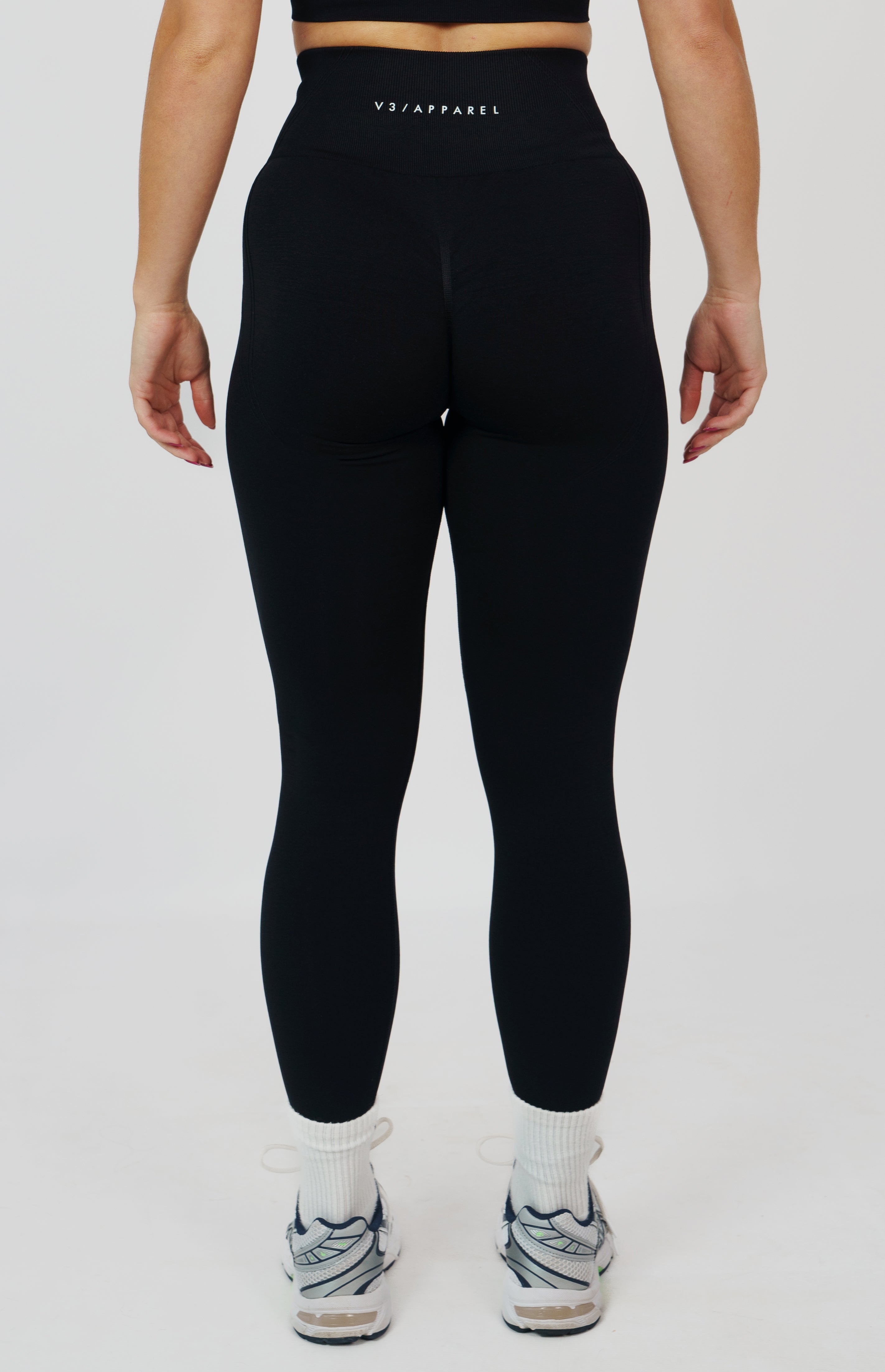 Tempo Seamless Scrunch Leggings - Black