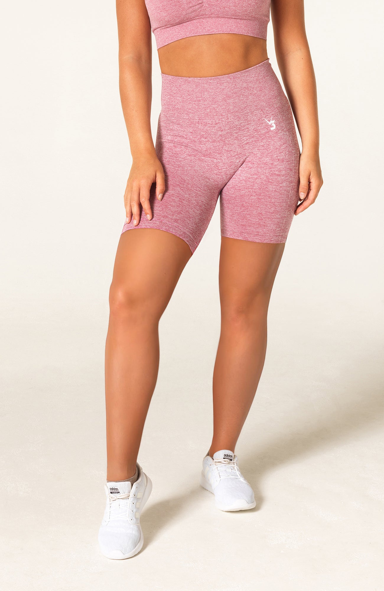 Define Seamless Scrunch Shorts - Pink Marl