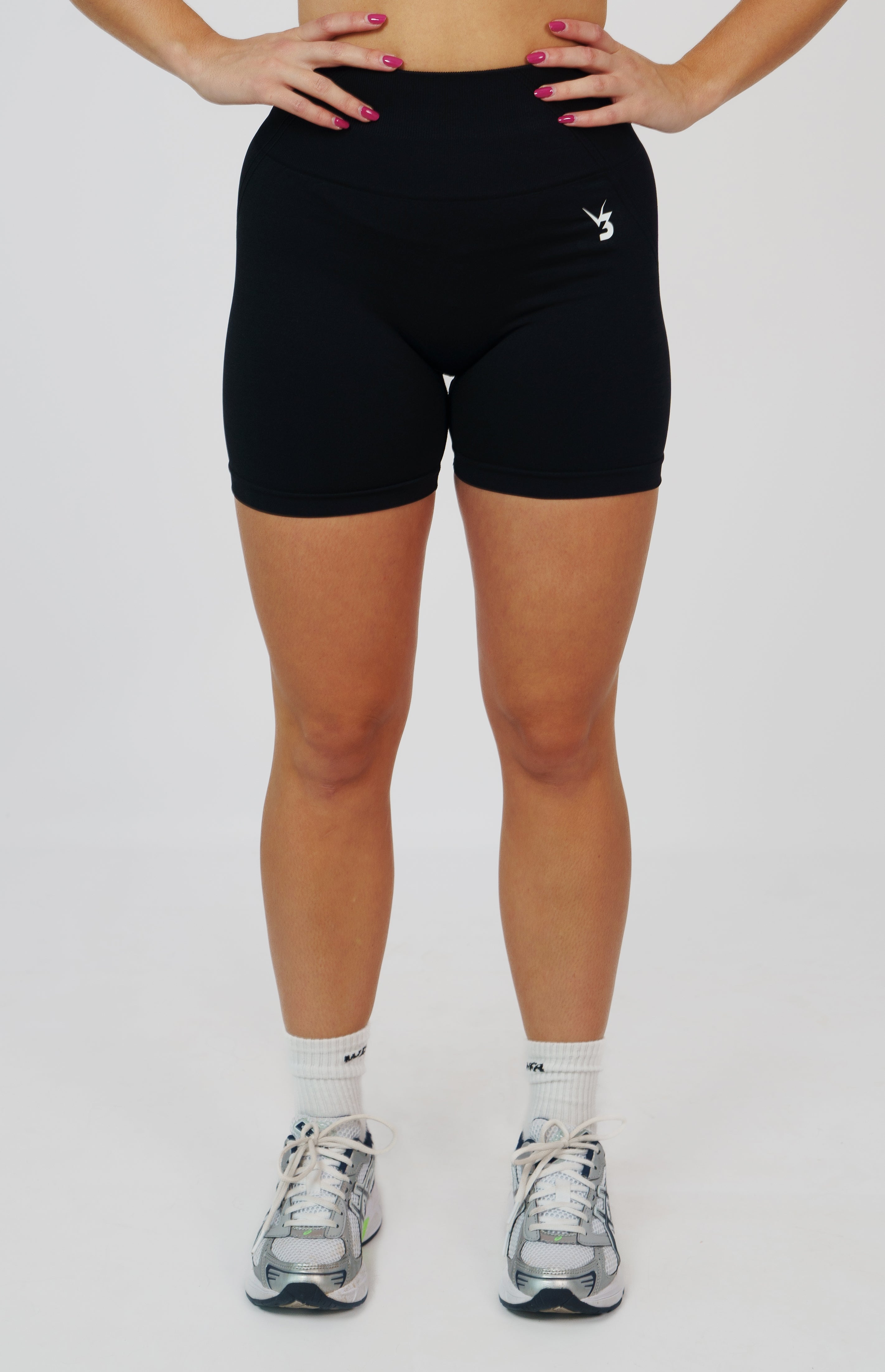 Tempo Seamless Scrunch Shorts - Black